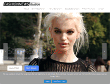 Tablet Screenshot of fashionnewsstudios.com